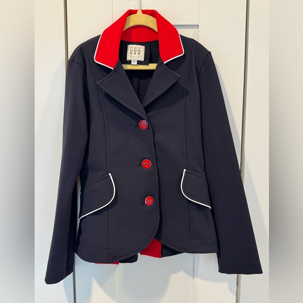 For Horses Cecilia Custom show jacket. Size 8